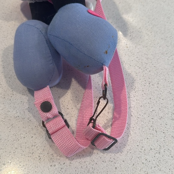 Vintage disney Minnie Mouse back pack with pink straps and mini pink bag - Picture 14 of 14